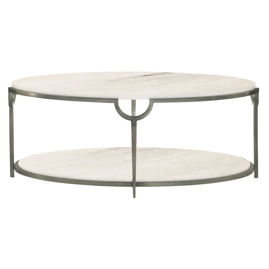 Morello Oval Metal Cocktail Table-Bernhardt-BHDT-469013-Coffee Tables-1-France and Son