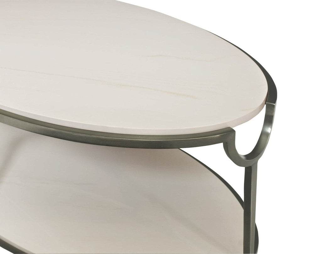 Morello Oval Metal Cocktail Table-Bernhardt-BHDT-469013-Coffee Tables-2-France and Son