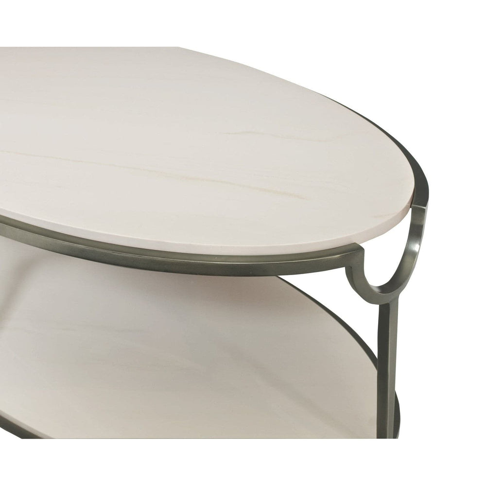 Morello Oval Metal Cocktail Table-Bernhardt-BHDT-469013-Coffee Tables-2-France and Son