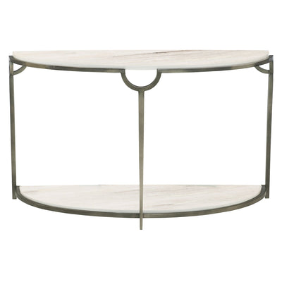 Morello Demilune Metal Console Table-Bernhardt-BHDT-469913-Console Tables-1-France and Son