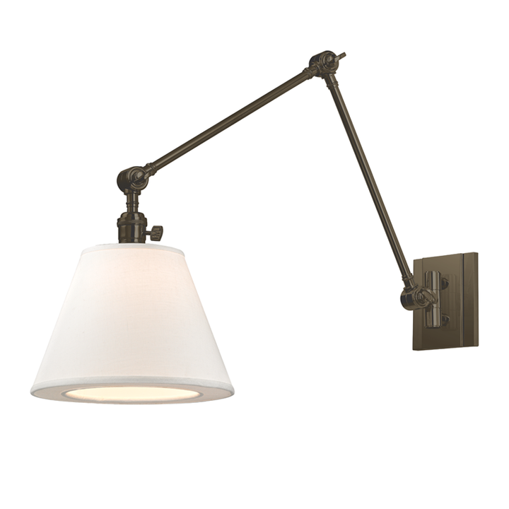 Hillsdale 1 Light Swing Arm Wall Sconc-Hudson Valley-HVL-6234-OB-Wall LightingOld Bronze-2-France and Son