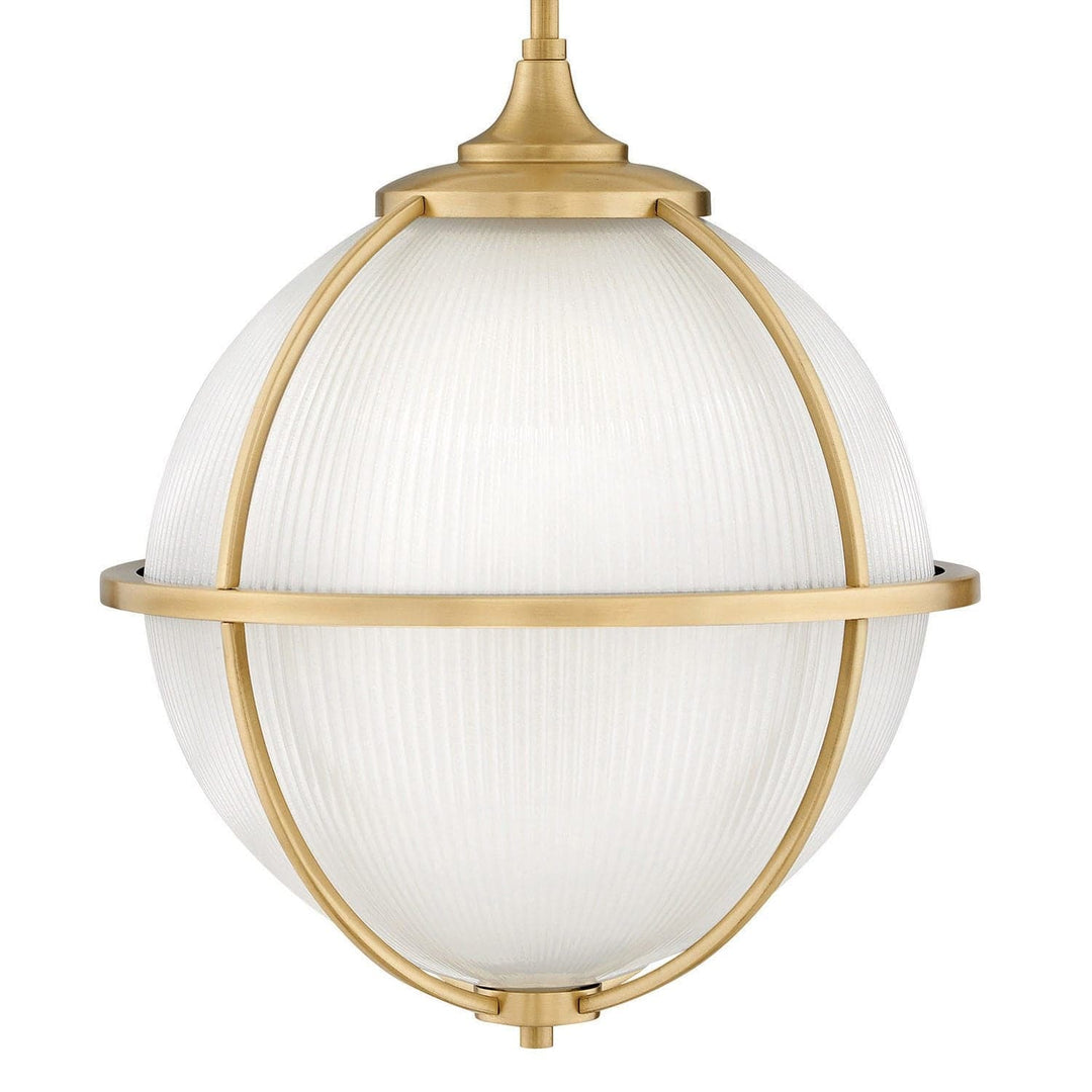 Odeon Medium Orb Pendant-Hinkley Lighting-HINKLEY-4744SA-PendantsSatin Brass-1-France and Son