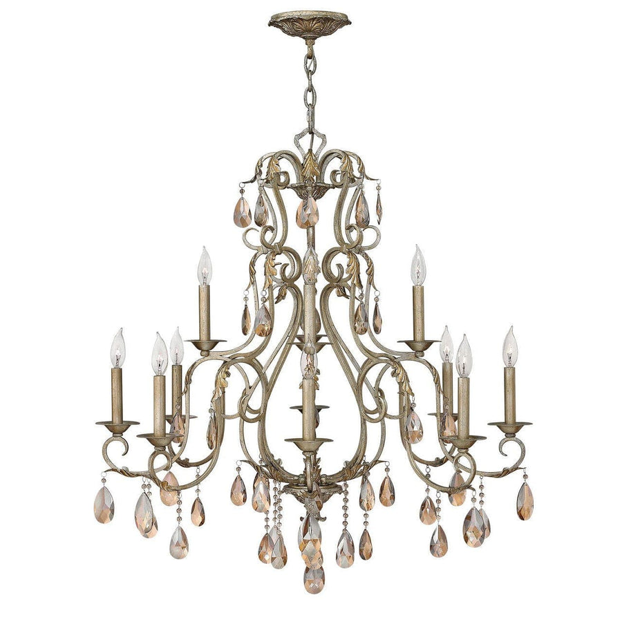 Carlton Large Two Tier-Hinkley Lighting-HINKLEY-4778SL-Chandeliers-1-France and Son