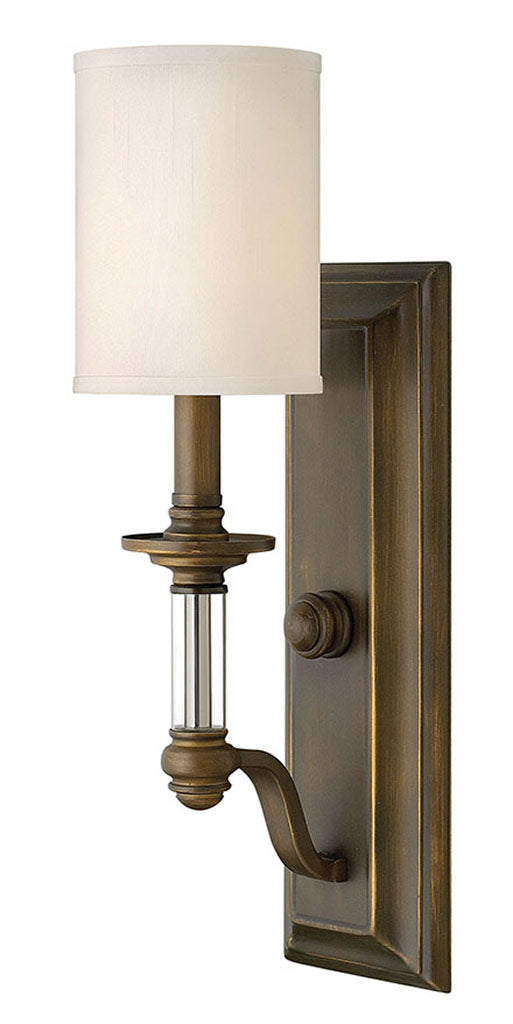 Sussex Single Light Sconce-Hinkley Lighting-HINKLEY-4790EZ-Outdoor Wall SconcesEnglish Bronze-2-France and Son