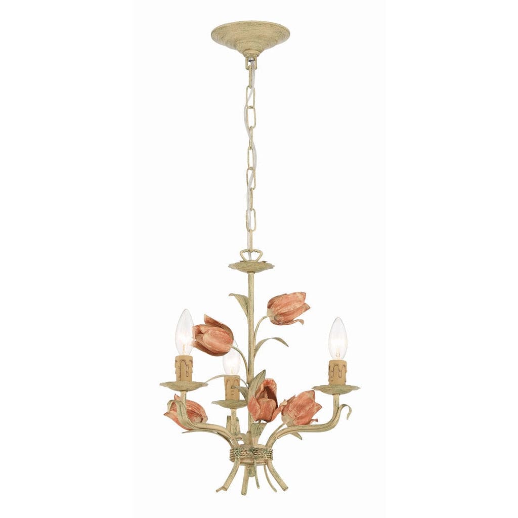 Southport 3 Light Mini Chandelier-Crystorama Lighting Company-CRYSTO-4803-SR-Chandeliers-1-France and Son