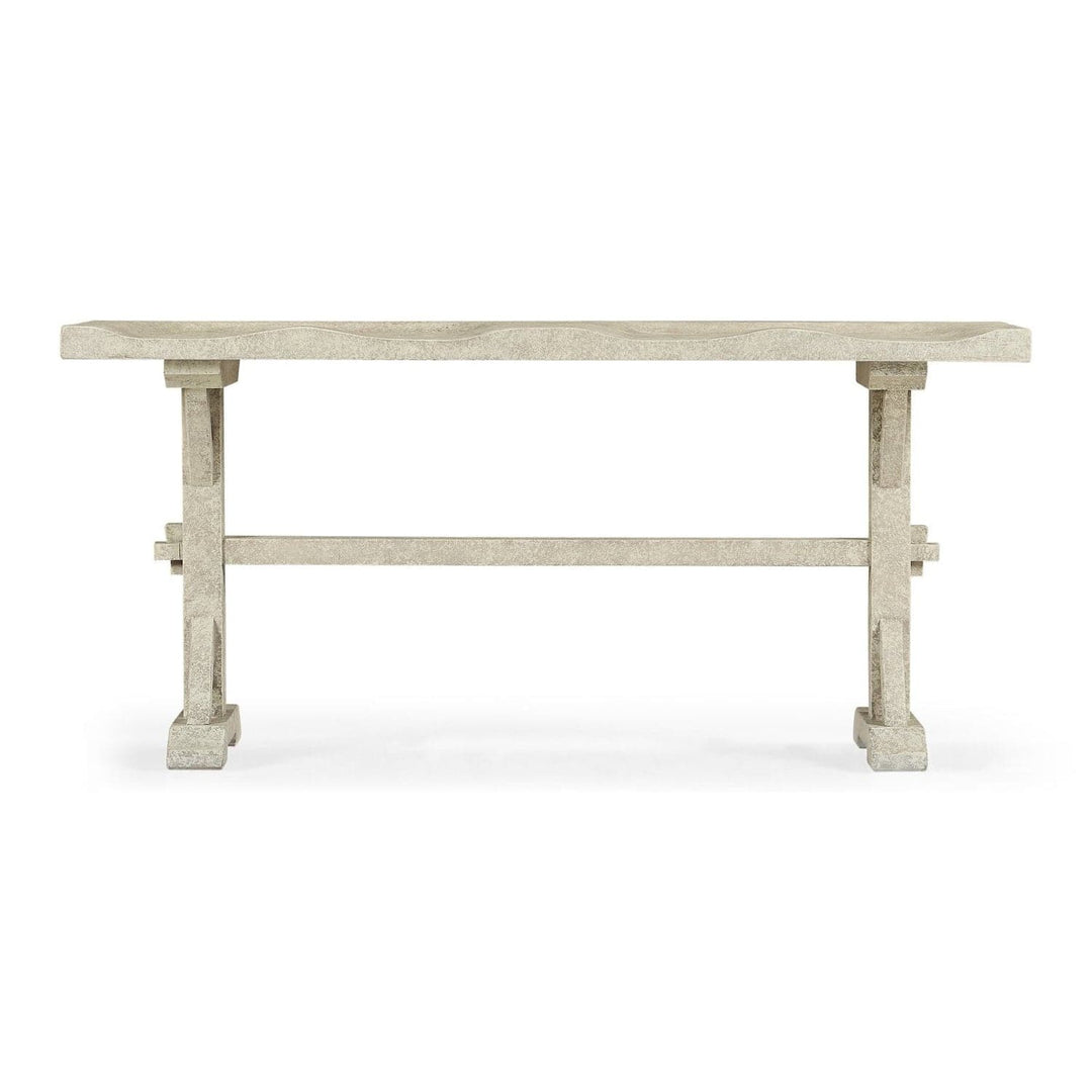 Topped Bench-Jonathan Charles-JCHARLES-491088-DTM-BenchesMedium Driftwood-7-France and Son