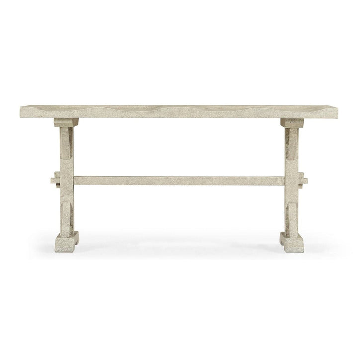 Topped Bench-Jonathan Charles-JCHARLES-491088-DTM-BenchesMedium Driftwood-7-France and Son