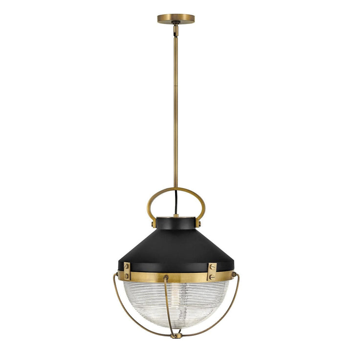 Chandelier Crew Medium Pendant-Hinkley Lighting-HINKLEY-4844HB-PendantsHeritage Brass-1-France and Son