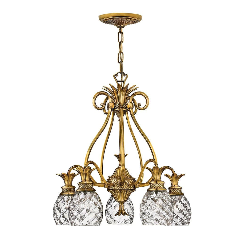 Chandelier Plantation - Medium Single Tier-Hinkley Lighting-HINKLEY-4885BB-Chandeliers-1-France and Son