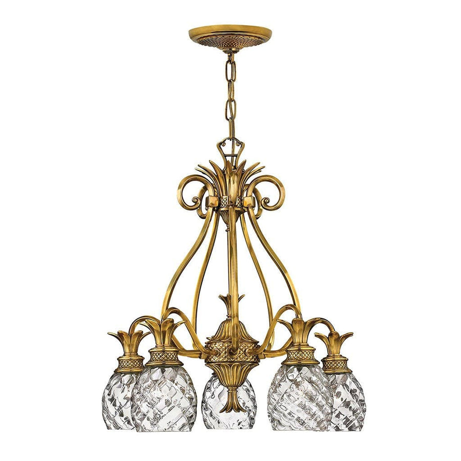 Chandelier Plantation - Medium Single Tier-Hinkley Lighting-HINKLEY-4885BB-Chandeliers-1-France and Son