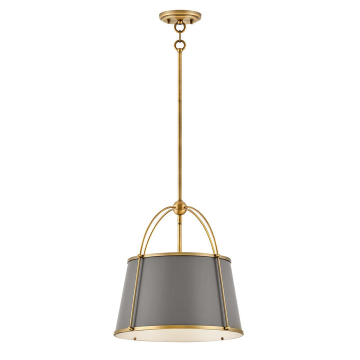 Clarke Medium Pendant-Hinkley Lighting-HINKLEY-4894LDB-ChandeliersLacquered Dark Brass-1-France and Son