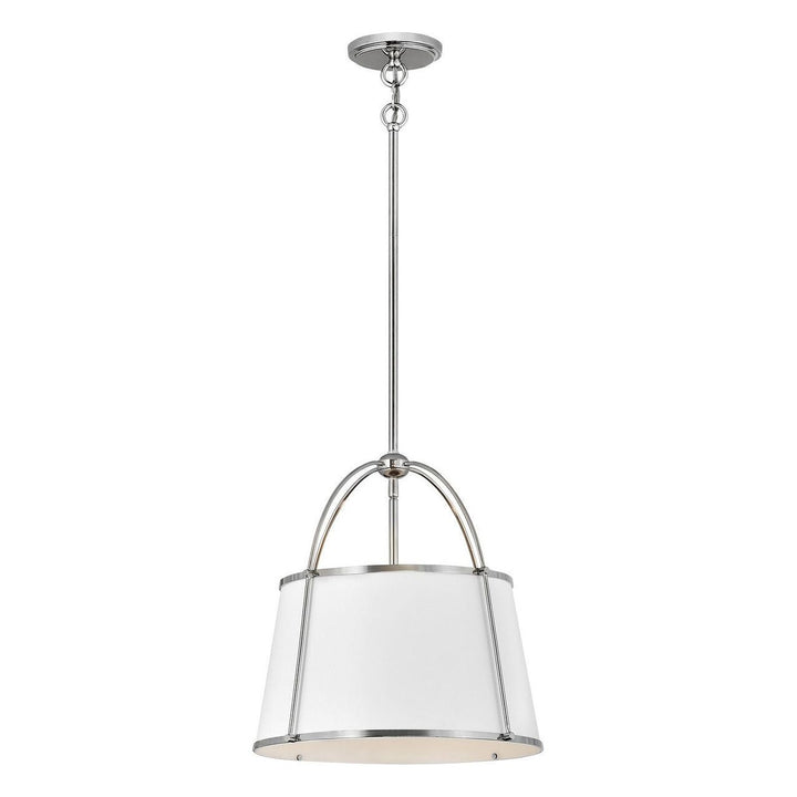 Clarke Medium Pendant-Hinkley Lighting-HINKLEY-4894PN-ChandeliersPolished Nickel-2-France and Son