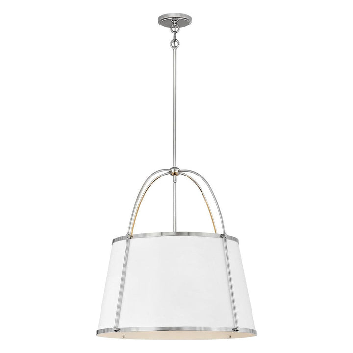 Chandelier Clarke - Large Pendant-Hinkley Lighting-HINKLEY-4895PN-ChandeliersPolished Nickel-2-France and Son