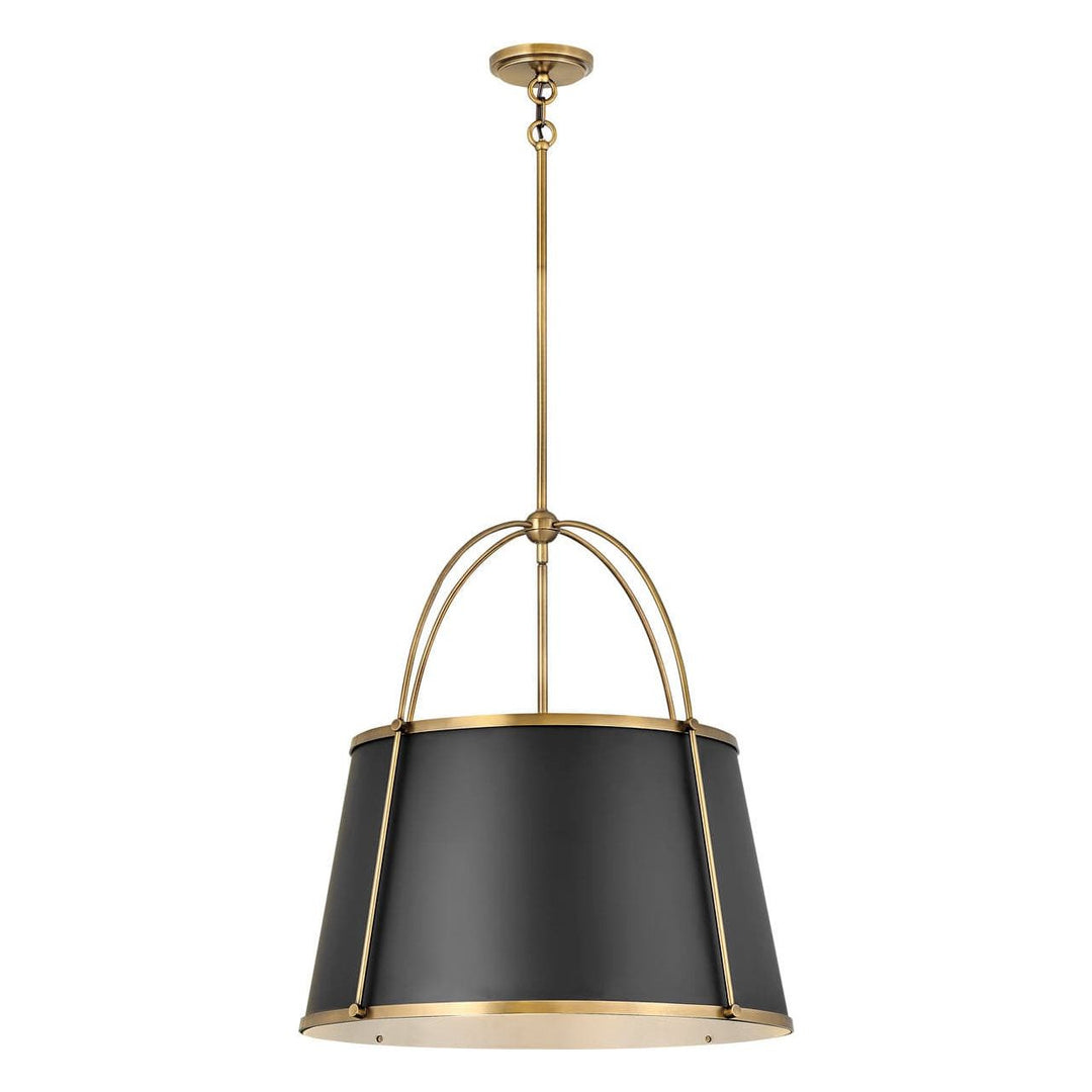 Chandelier Clarke - Large Pendant-Hinkley Lighting-HINKLEY-4895WS-ChandeliersWarm Brass-3-France and Son