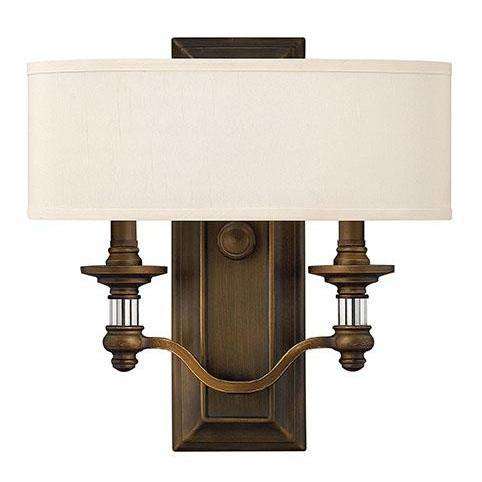 Sussex Sconce English Bronze-Hinkley Lighting-HINKLEY-4900EZ-Wall Lighting-1-France and Son