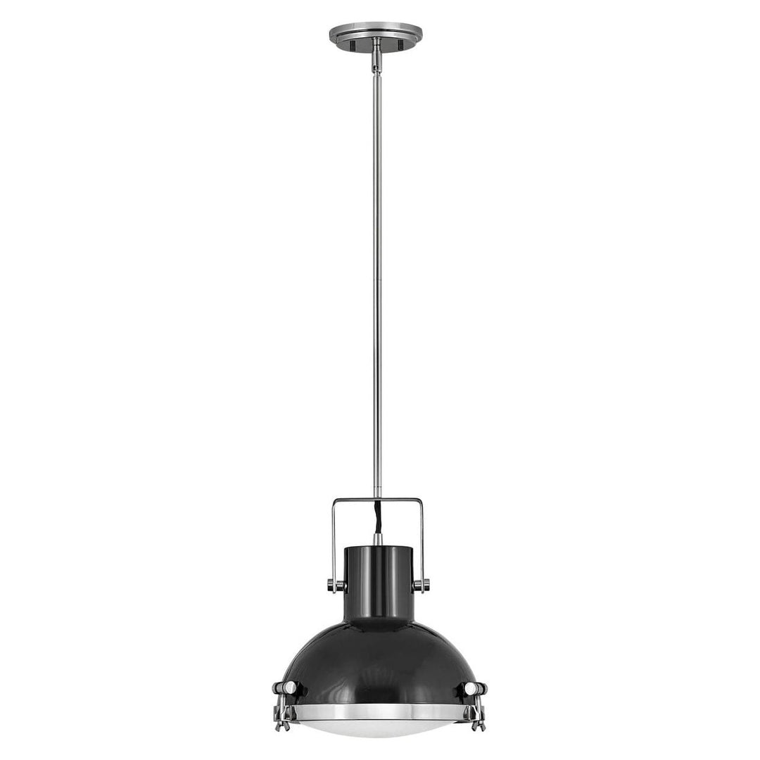 Pendant Nautique-Hinkley Lighting-HINKLEY-49067PN-PendantsMedium-Polished Nickel/Gloss Black-6-France and Son