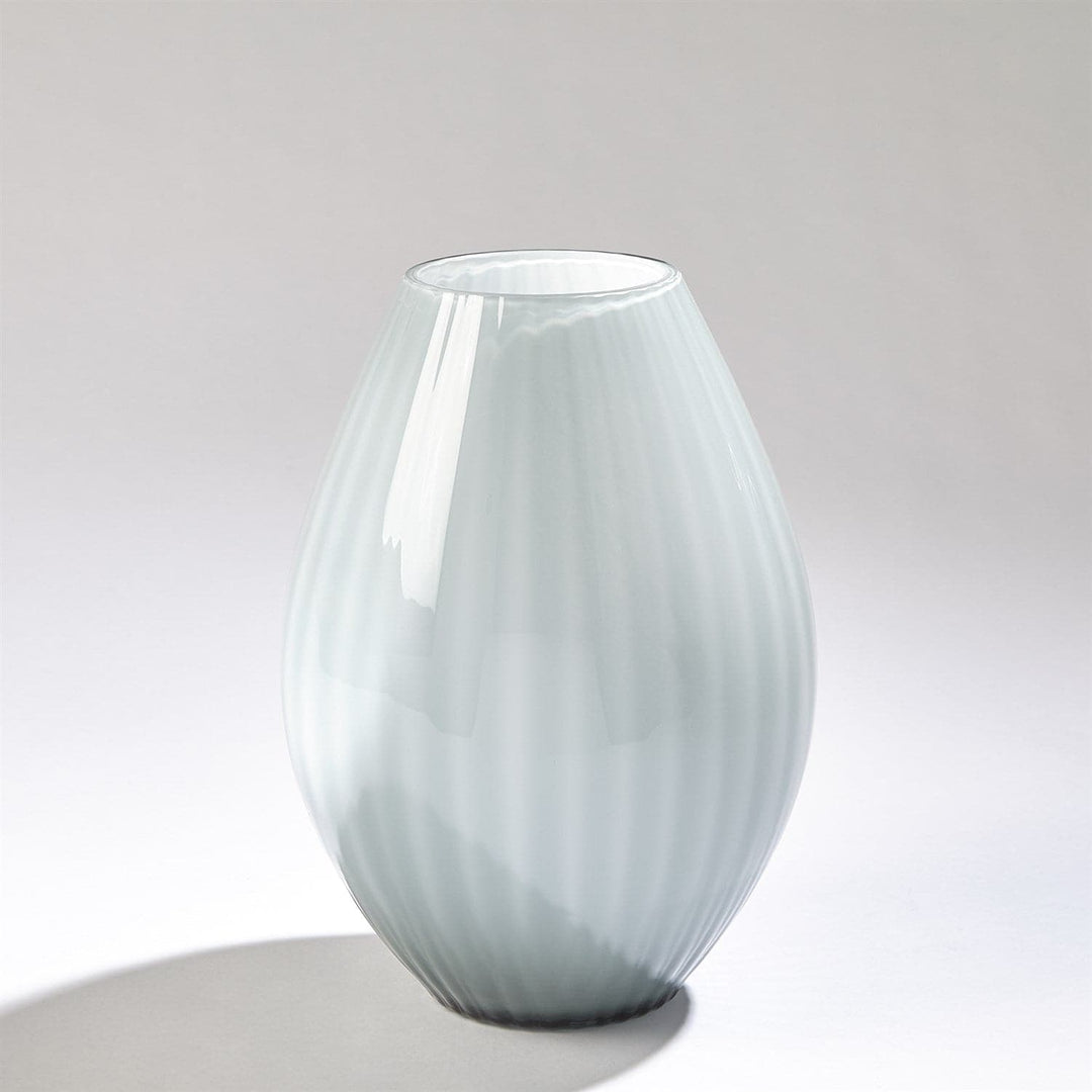 Cased Glass Stripe Vase-Global Views-GVSA-3.31609-VasesBlue-Small-6-France and Son
