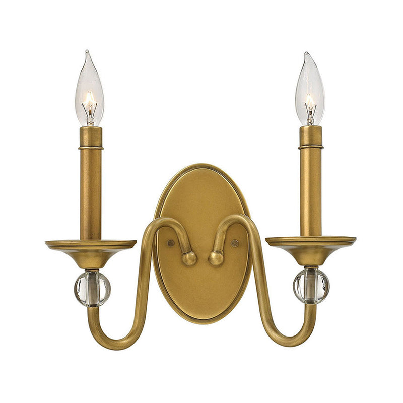 Eleanor Two Tier Wall Sconce-Hinkley Lighting-HINKLEY-4952HB-Wall LightingHeritage Brass-2-France and Son