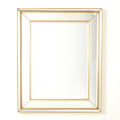 Bevel On Bevel Mirror-Global Views-GVSA-3.31577-Gold Leaf-1-France and Son