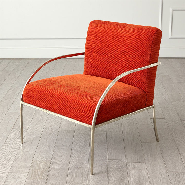 Swoop Chair Nickel-Global Views-GVSA-9.93508-Lounge ChairsOrange-2-France and Son