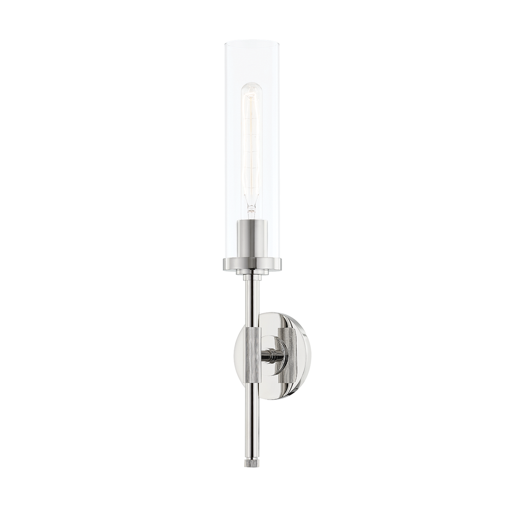 Bowery - 1 Light Wall Sconce-Hudson Valley-HVL-3700-PN-Wall LightingPolished Nickel-2-France and Son