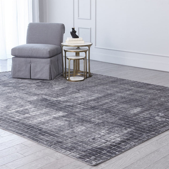 Graph Rug - Grey-Global Views-GVSA-9.93511-Rugs-3-France and Son