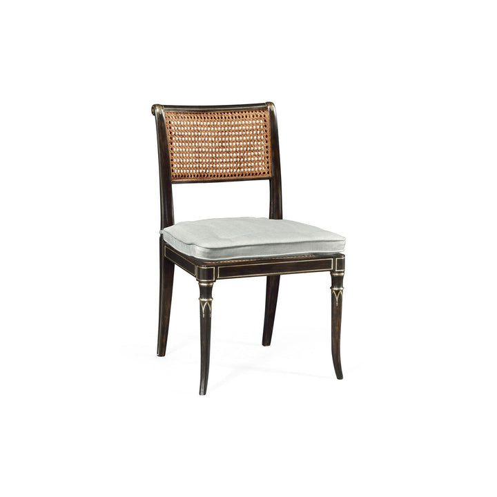 Linden Charcoal Wash Dining Side Chair-Jonathan Charles-JCHARLES-530121-SC-CHW-Dining Chairs-1-France and Son