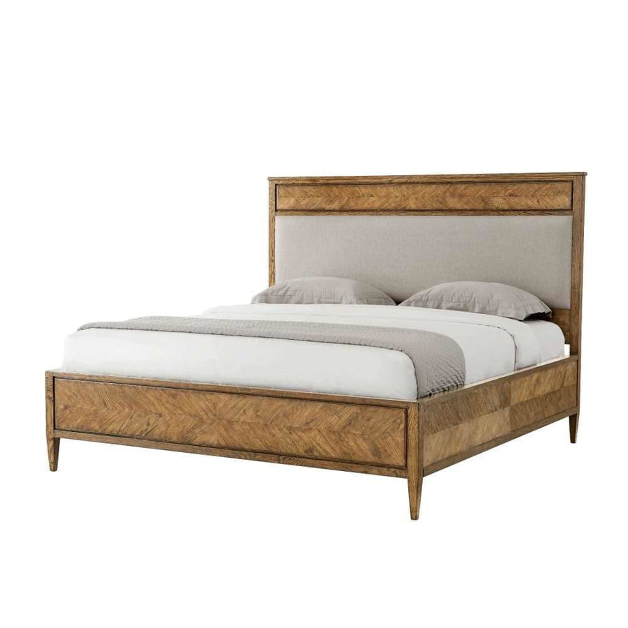 Nova US King Bed II-Theodore Alexander-THEO-TAS83024.1BUS-BedsLight Brown-1-France and Son
