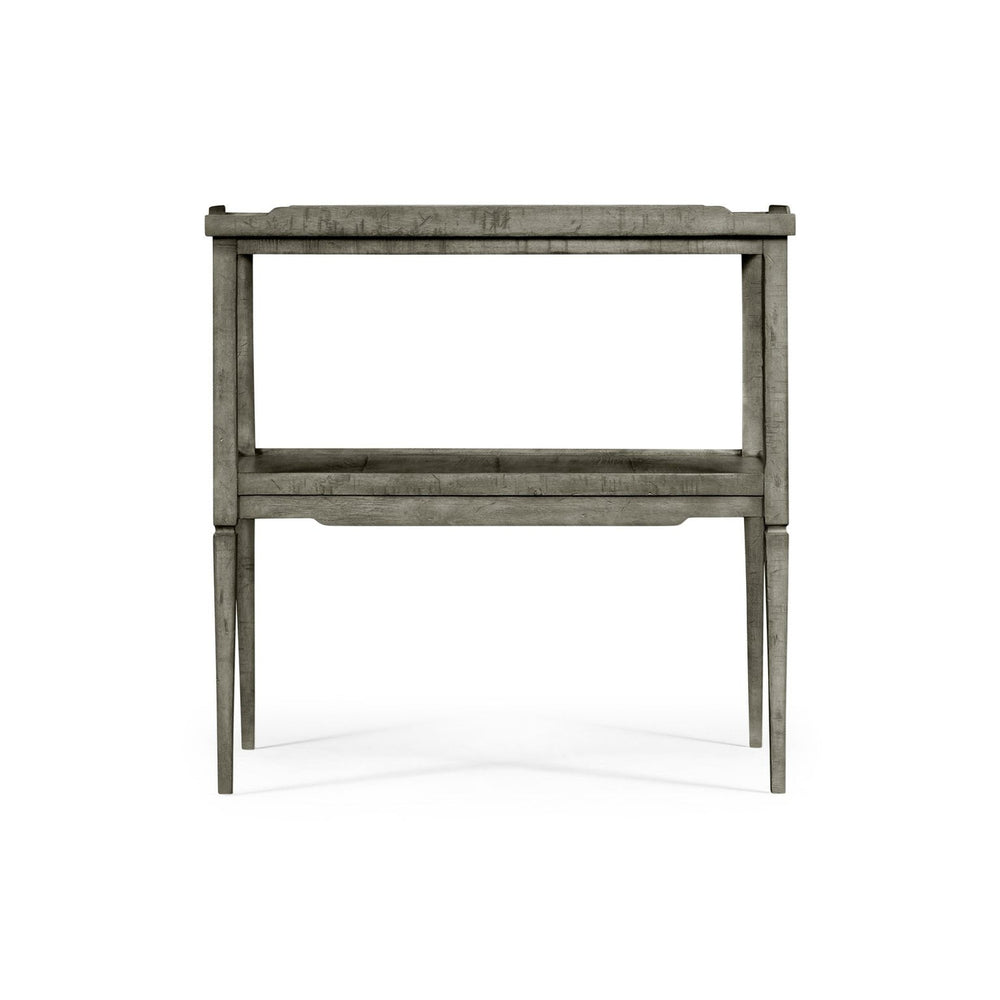 Casual Rectangular Side Table-Jonathan Charles-JCHARLES-491020-CFW-Side TablesCountry Walnut-2-France and Son