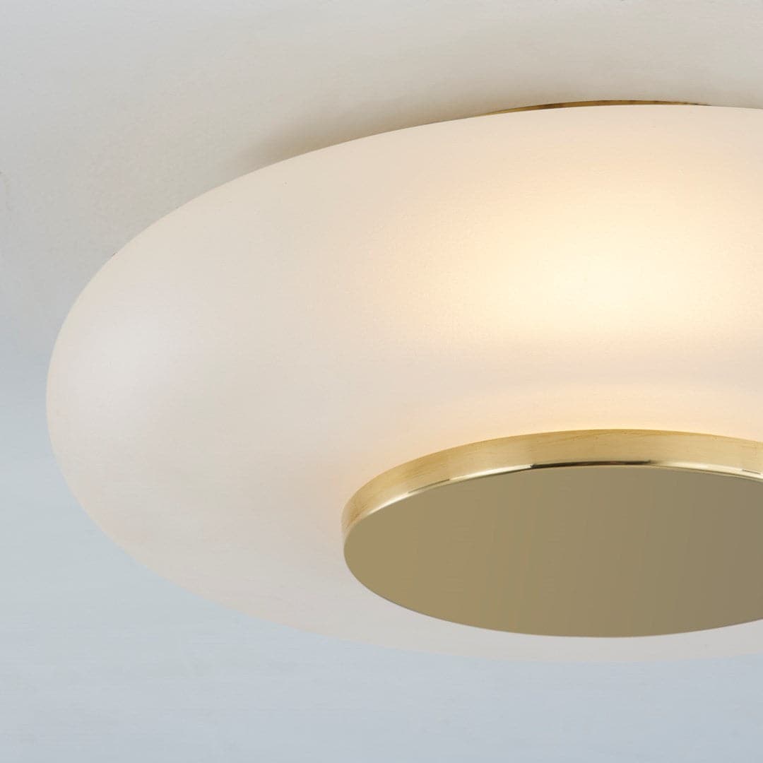 Blyford 1 Light Flush Mount-Hudson Valley-HVL-PI1896501-AGB-Flush MountsBrass-3-France and Son