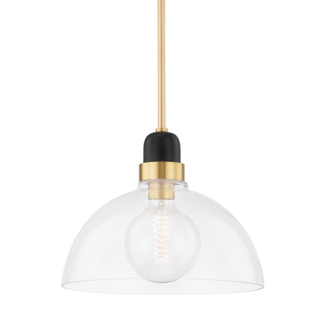 Camile 1 Light Pendant-Mitzi-HVL-H482701L-AGB-PendantsAged Brass-Large-1-France and Son