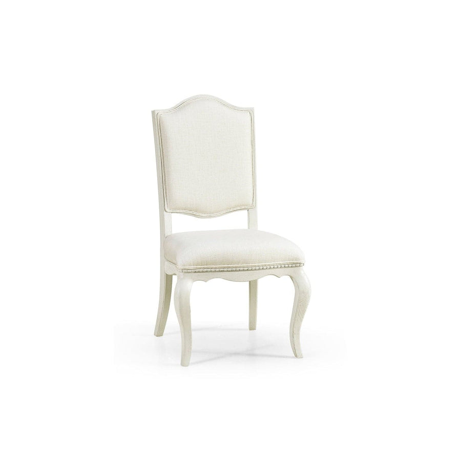 Undulatus Dining Side Chair-Jonathan Charles-JCHARLES-002-2-131-CHK-Dining ChairsChalky White-1-France and Son