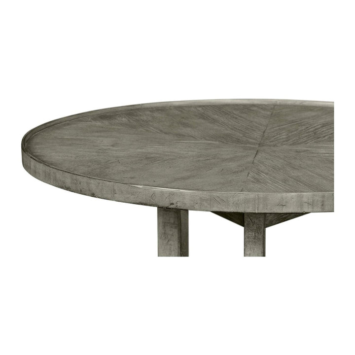 Casual Round Lamp Table-Jonathan Charles-JCHARLES-491022-CFW-Side TablesCountry Walnut-3-France and Son