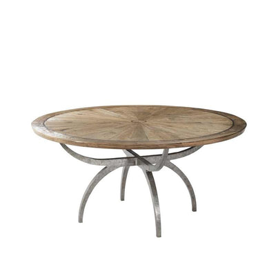Lagan Dining Table-Theodore Alexander-THEO-CB54031.C062-Dining TablesEcho Oak-1-France and Son