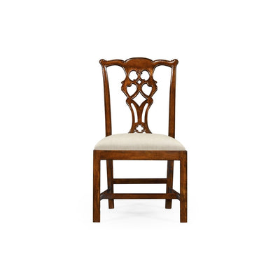 Chippendale Side Chair-Jonathan Charles-JCHARLES-493330-SC-MAH-F200-Dining ChairsMahogany-6-France and Son
