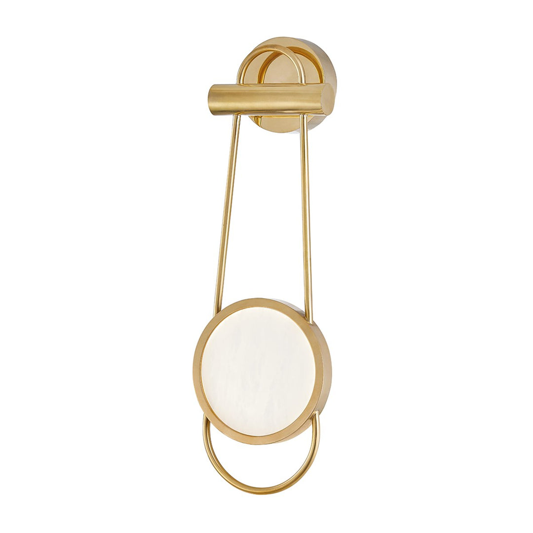 Jervis Wall Sconce-Hudson Valley-HVL-8721-AGB-Wall LightingAged Brass-1-France and Son
