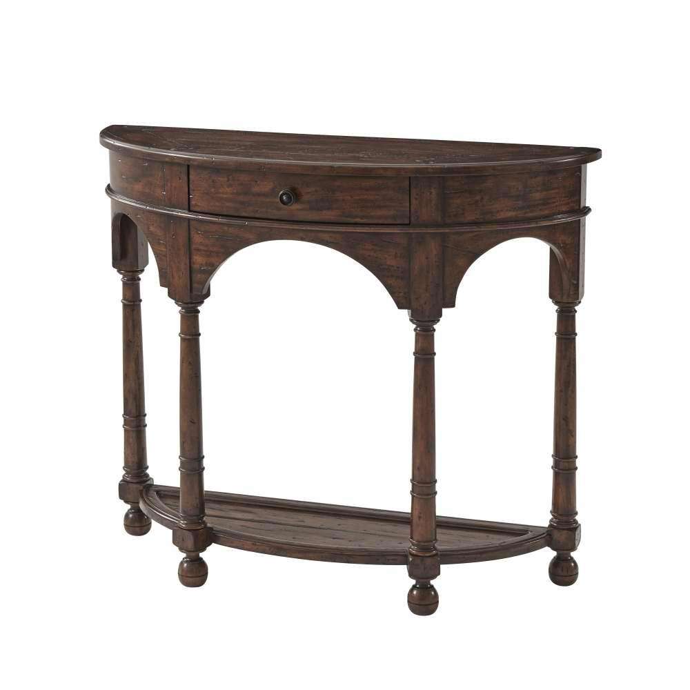The Bowfront Country Console-Theodore Alexander-THEO-CB53003-Console Tables-1-France and Son