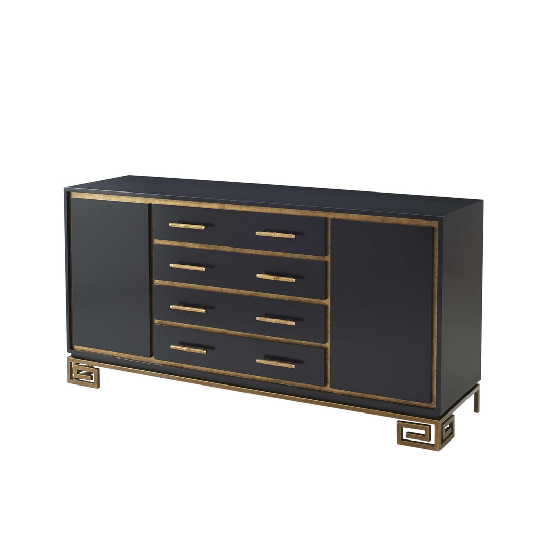 Large Inky Fascinate Cabinet-Theodore Alexander-THEO-6102-194-Sideboards & Credenzas-1-France and Son