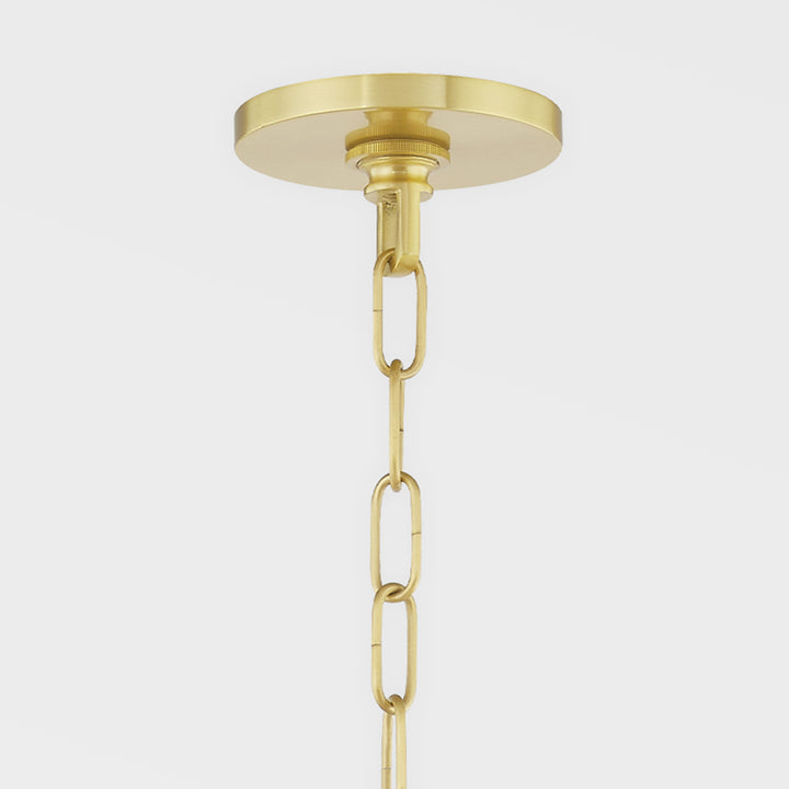 Olivia 5 Light Chandelier-Mitzi-HVL-H223805-AGB-ChandeliersAged Brass-5-France and Son