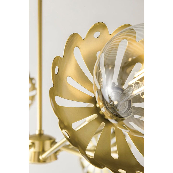 Alyssa 5 Light Semi Flush-Mitzi-HVL-H353605-AGB-Flush MountsAged Brass-6-France and Son