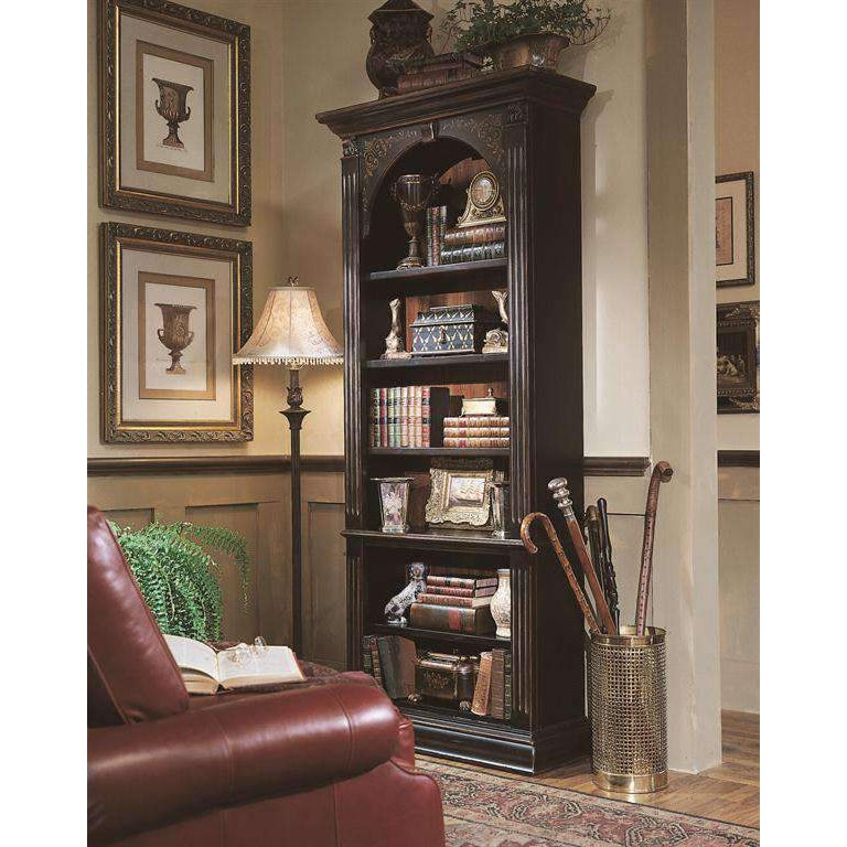 Black Bookcase-Hooker-HOOKER-500-50-385-Bookcases & Cabinets-1-France and Son