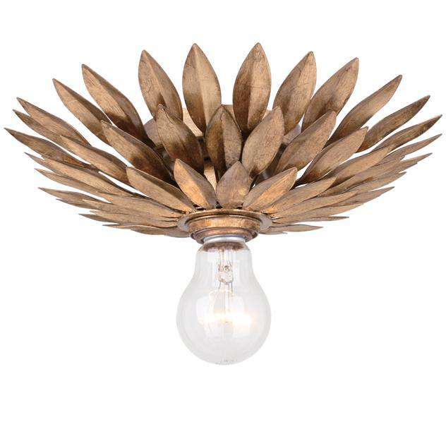 Broche 1 Light Ceiling Mount-Crystorama Lighting Company-CRYSTO-500-GA_CEILING-Flush MountsAntique Gold-1-France and Son