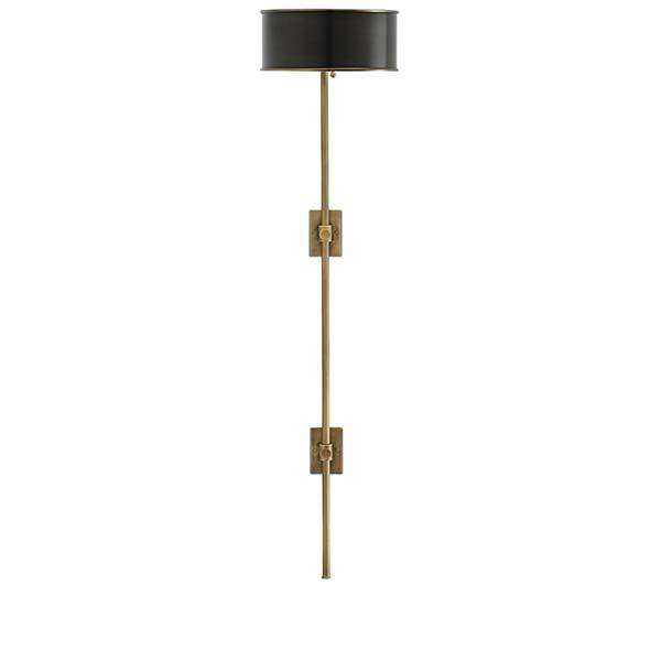 Overture Brass Wall Sconce-Currey-CURY-5000-0059-Wall LightingAntique Brass/Black-2-France and Son