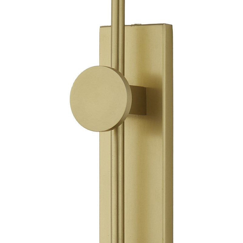 Satire Brass Swing - Arm Wall Sconce-Currey-CURY-5000-0201-Outdoor Wall SconcesBrushed Brass-4-France and Son