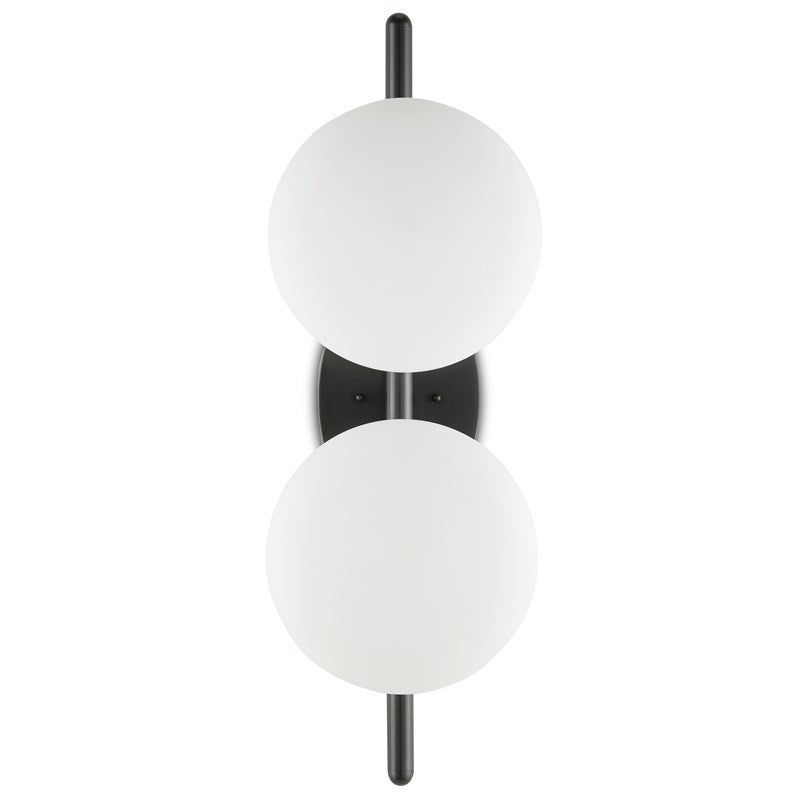 Solfeggio Double Wall Sconce-Currey-CURY-5000-0208-Outdoor Wall Sconces-2-France and Son
