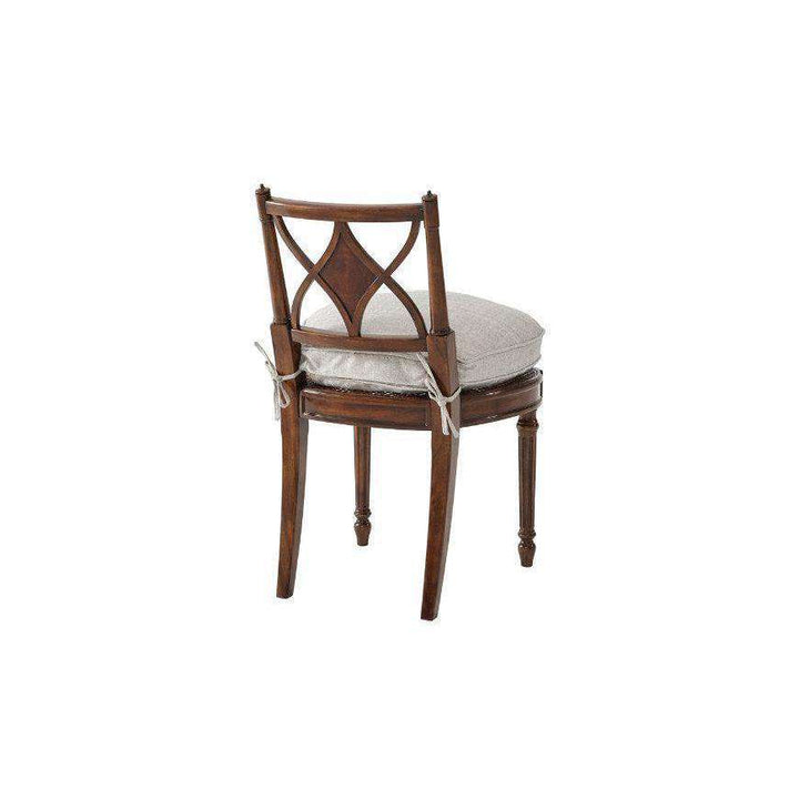 Sheraton's Dainty Dining Chair - Set of 2-Theodore Alexander-THEO-4000-569.1AQP-Dining Chairs-3-France and Son