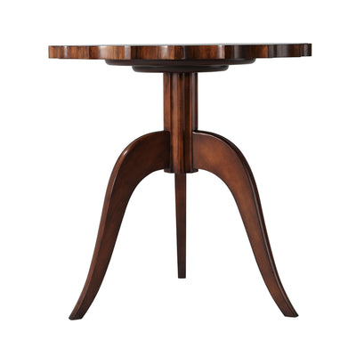 Modern Piecrust Accent Table-Theodore Alexander-THEO-5005-607-Side Tables-3-France and Son