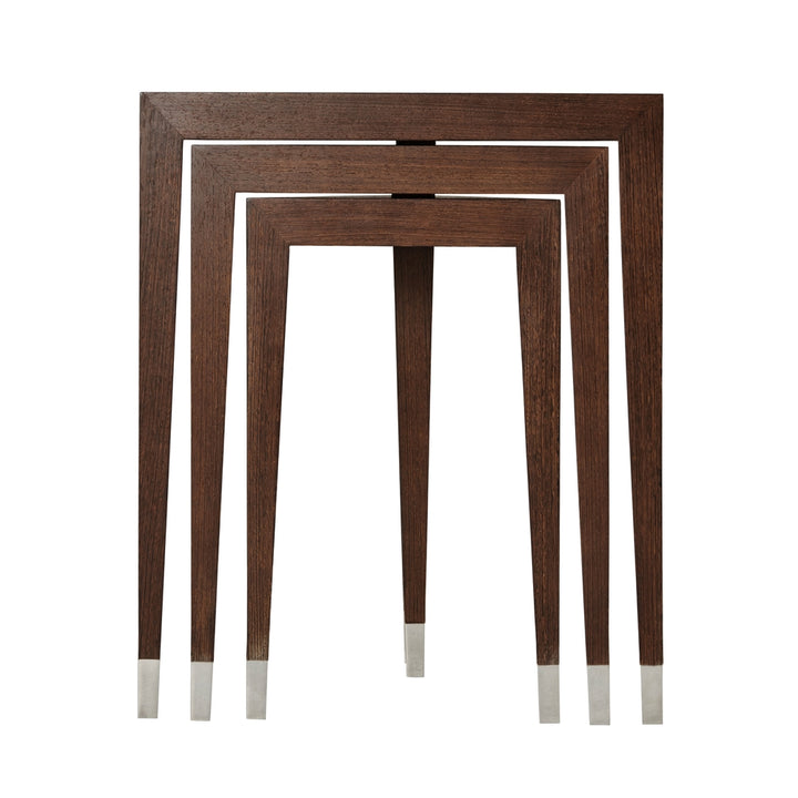 Triangulate Nest of Tables-Theodore Alexander-THEO-5005-862-Side Tables-4-France and Son