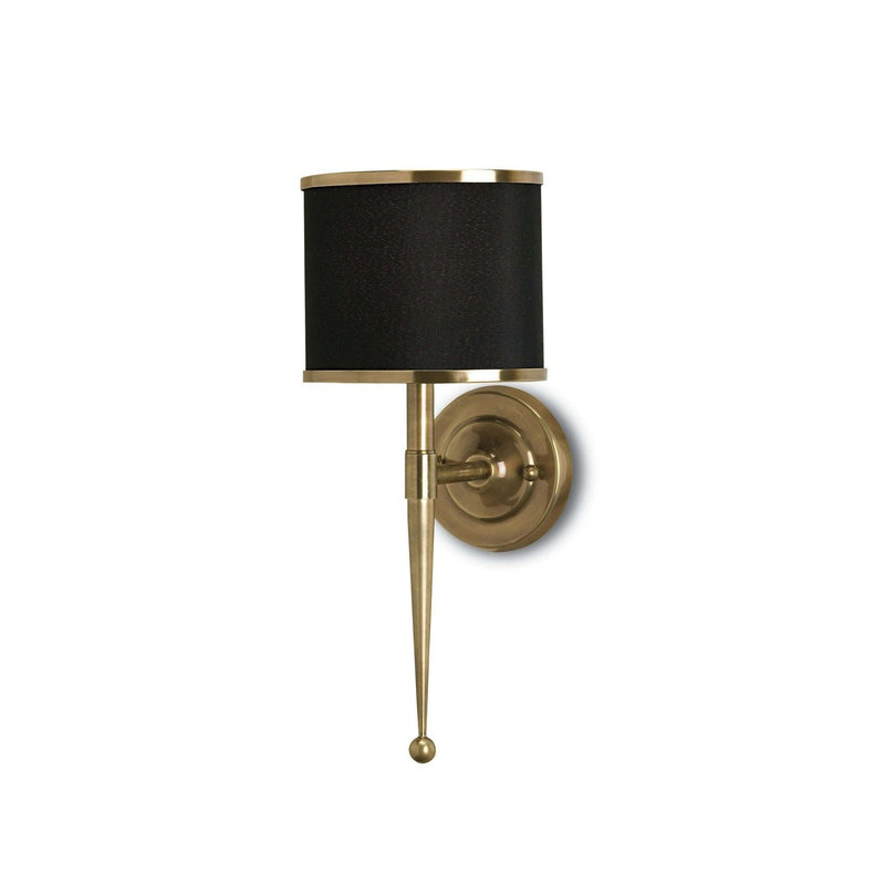Primo Black Brass Wall Sconce-Currey-CURY-5021-Wall Lighting-1-France and Son