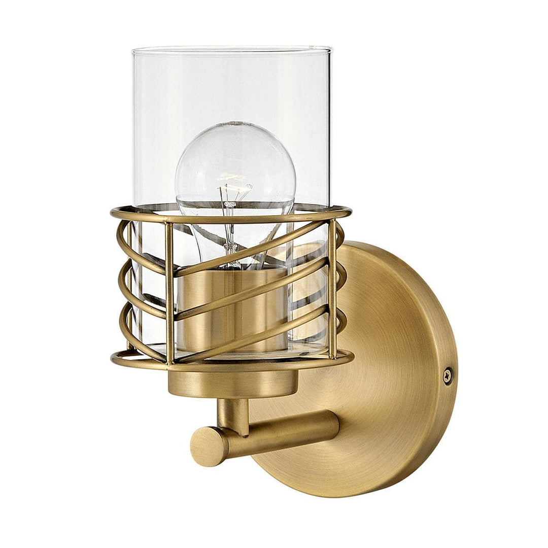 Della - Single Light Vanity-Hinkley Lighting-HINKLEY-50260LCB-Bathroom VanityBrass-1-France and Son